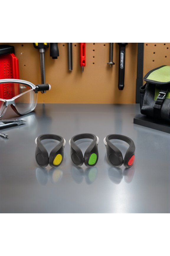 6Pcs Reflective LED Shoe Clip Lights for Night Running with Assorted Color Lighting Modes