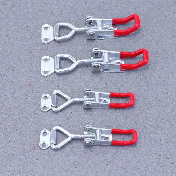 BESTYASH 6Pcs Toggle Clamp Latch Replacement Heavy Duty Pull Latch Clamp for Door with Iron Material