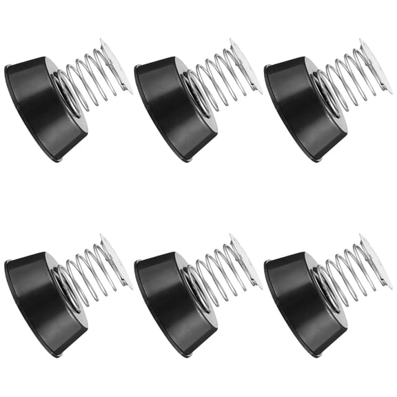 BESTYASH 6Pcs Shaking Head Spring Base for Motorcycle and Car Dashboard with Universal Black Design