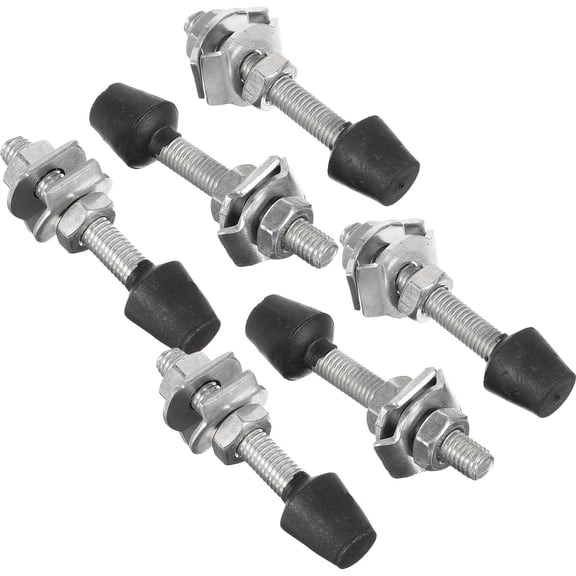 BESTYASH 6Pcs Toggle Clamp Screws Stable Clamping Pressure Silver for Woodworking Projects