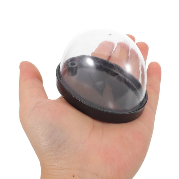 BESTYASH 6Pcs Transparent Plastic Dome Cloche for DIY Crafts Clear Display Dustproof Cover for Home Decor