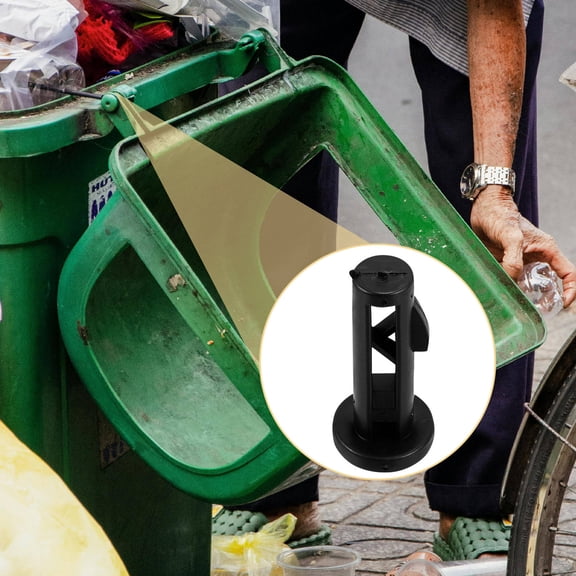 BESTYASH 6Pcs Trash Can Lock Pins Black Wheeled Bin Accessories with Easy Installation and Sturdy Design