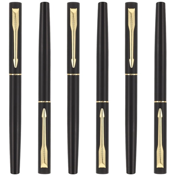 BESTYASH 6Pcs Travel Calligraphy Brush Pen Refillable Fountain Pen for Small Lettering and Drawing