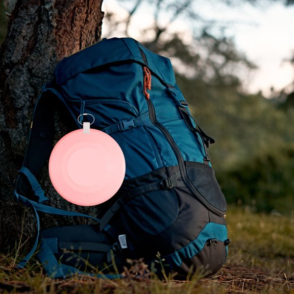 BESTYASH 6Pcs Wear Resistant Flying Disc Clamps White with Lanyard for Outdoor Activities