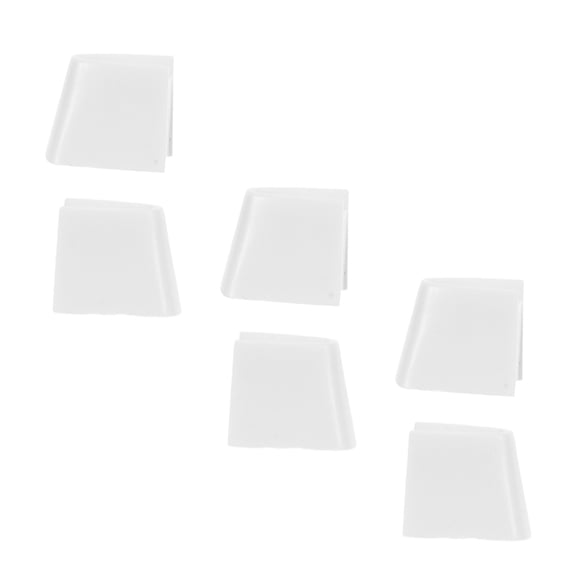 BESTYASH 6-Pack White Dimmer Knobs for Light Control with Smooth and Precise Brightness Adjustment