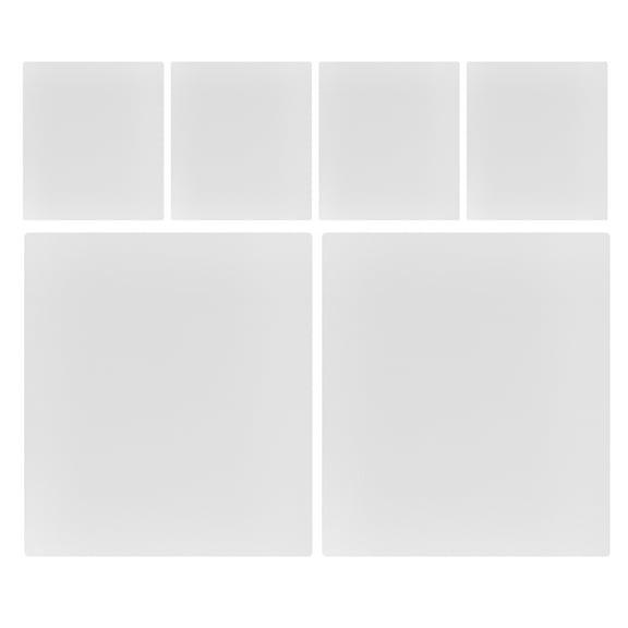 BESTYASH 6Pcs White Transparent Drawing Mats for 3D Printing Pen Portable Copy Boards for Painting