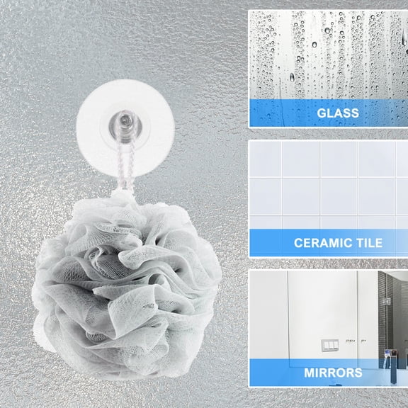 BESTYASH 6pcs Transparent Suction Cups for Desk PVC Hanging Fixing Home Decoration Projects
