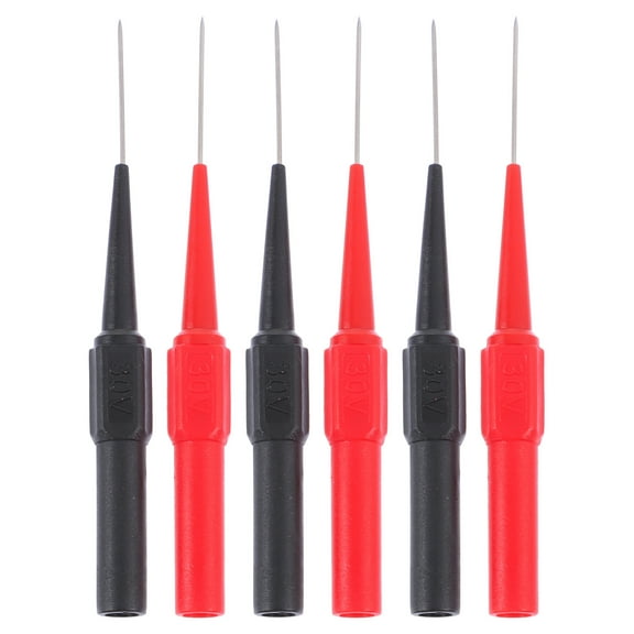 BESTYASH 6-Piece Flexible Back Electrical Probe Set with Assorted Colors for Nondestructive and Telecommunication Testing