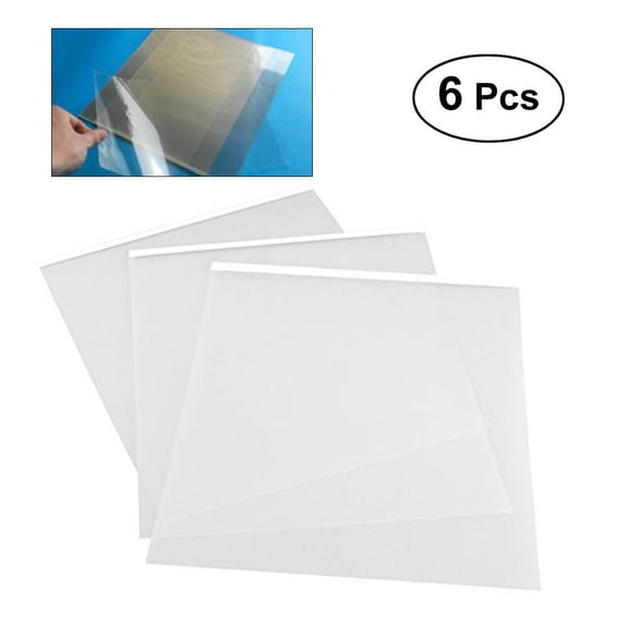BESTYASH 6pcs Inkjet Film Transparency for Inkjet Printers for Overlays and Greeting Cards