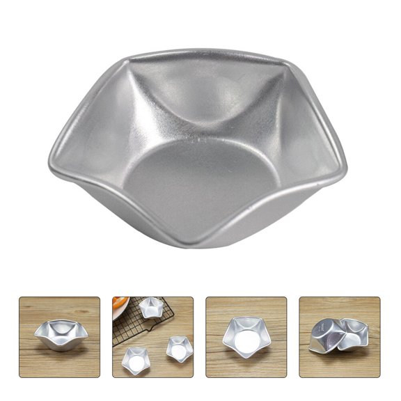 BESTYASH 6pcs Kids Cookie Molds Creative Cake Pudding Baking Cups Dessert Tools