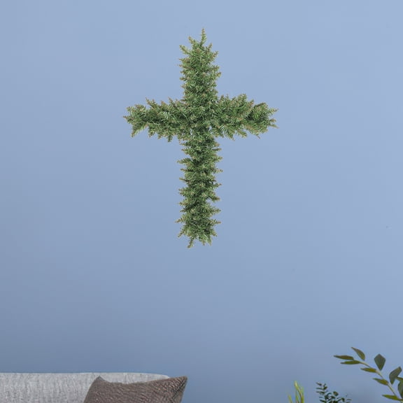 BESTYASH 6pcs Metal Wire Cross Wreath Frames 7 X 15 Inch Ideal for DIY Crafts Easter and Decorations