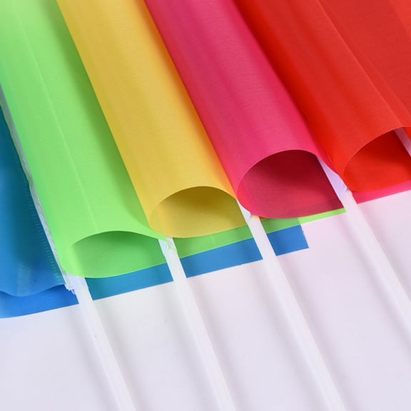 BESTYASH 70 Pcs Hand Waving Banner Random Color for School Celebrations