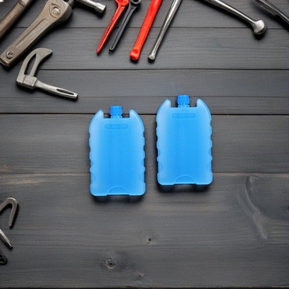 BESTYASH 7Pcs Hard Shell Ice Packs for Coolers Reusable Gel Bottles for Hiking Picnic and Boat Cooling