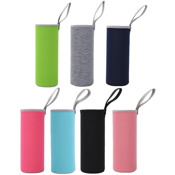 BESTYASH 7Pcs Lightweight Insulation Mug Covers Assorted Colors with Strap for Convenient Use