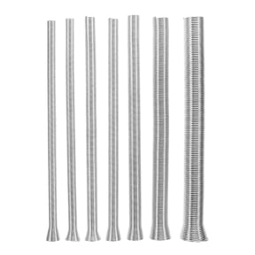 BESTYASH 7-Piece Spring Tubing Bender Set with Plated Metal Tube Bending Tools for Plumbing and Work