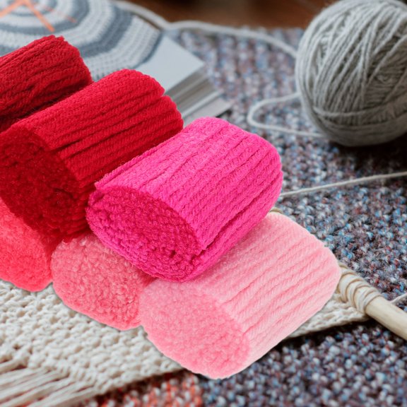 BESTYASH 7Pcs Woolen Yarn Set for Latch Hook Rug Making and Hand-Made Craft Decoration