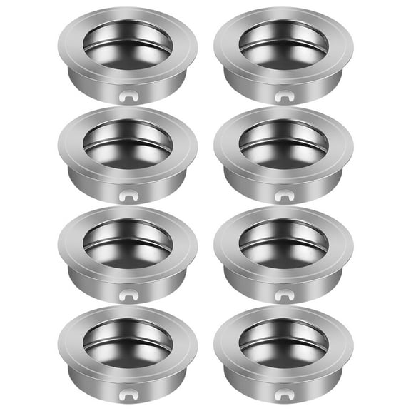 BESTYASH 8-Piece Stainless Steel Pull Handles Set, Design for Furniture Cabinet Door Accessories