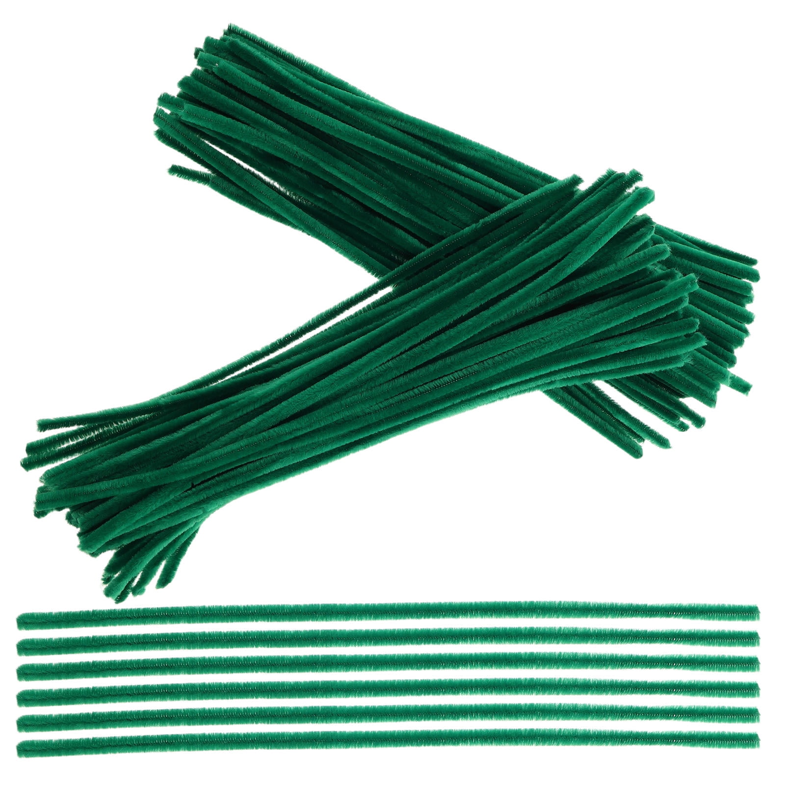BESTYASH 800 Pieces Flexible Dark Green Chenille Stems Pipe Cleaners for Crafts, Holiday Decorations and Art Projects