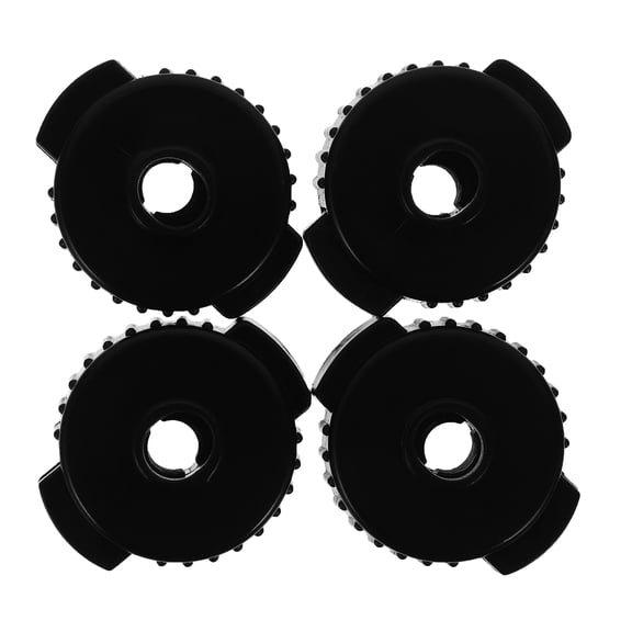 BESTYASH 8Pcs Black Cymbal Release Caps for Drum Set Quick Removal Stable Performance Accessories