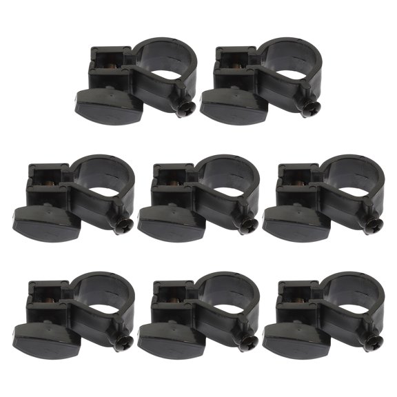 BESTYASH 8Pcs Black Universal Easel Tray Buckle Set for Studio and Field Easel with Easy Detachable Design