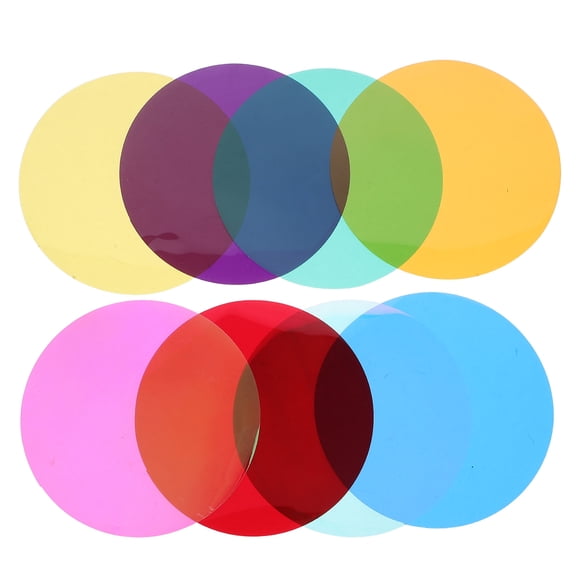 BESTYASH 8Pcs Decorative Colored Window Film Sheets Self Adhesive for Versatile Light Diffusion