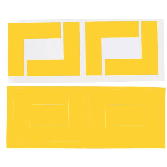 BESTYASH 8Pcs Heavy Duty Yellow Floor Tape for Workplace Floor Organization Markers