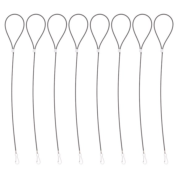 BESTYASH 8Pcs Garden Gate Latch Stainless Steel Cable Pull Adjustable Backyard Fence Opener