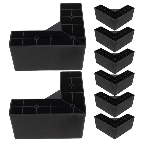 BESTYASH Plastic Furniture Leg Risers for Sofa and Bed with Height and Easy Quick Mount Installation