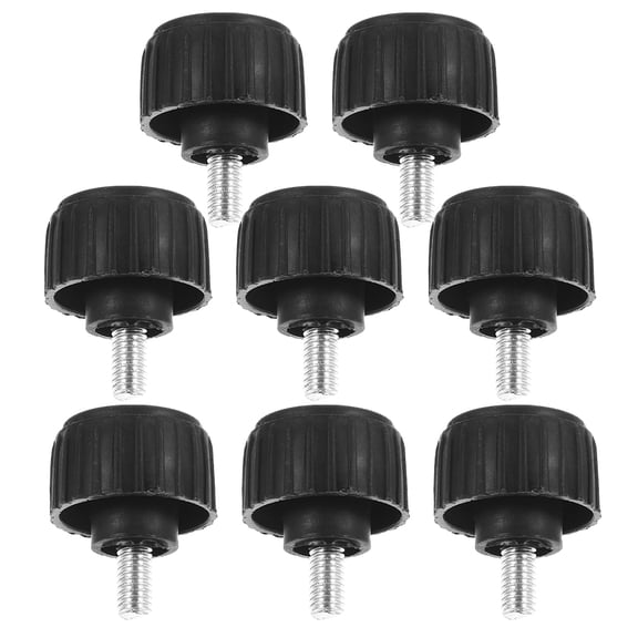 BESTYASH 8-Piece Black Replacement Feet for Platform Scales, Universal Fit with Easy Installation and Design