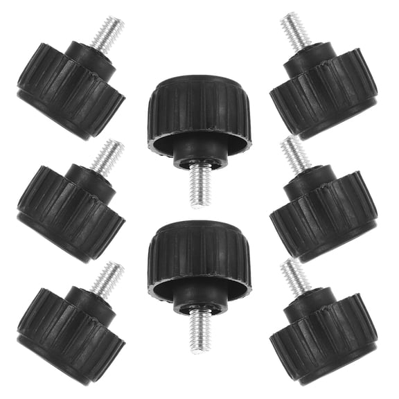 BESTYASH 8pcs Platform Scale Foot Heavy Duty Accessories Black Rubber Item for Weighing Applications