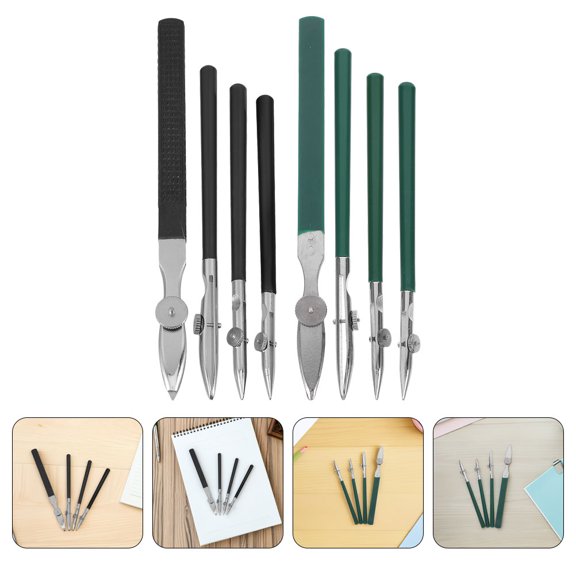 BESTYASH 8Pcs Professional Drawing Pens with Adjustable Line Width for Precise Straight Lines in Multiple Colors