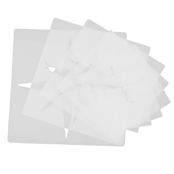 BESTYASH 8Pcs Reusable Star Template for Painting Crafts Home and Wall Decoration