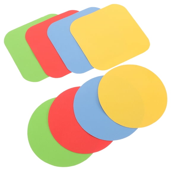 BESTYASH Rubber Jar Opener Pads with Assorted Colors and Shock Absorption Bottle Mats