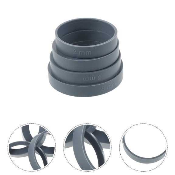 BESTYASH 8Pcs Silicone Rolling Pin Spacer Bands for Adjustable Dough Thickness and Uniform Pastry Rolling
