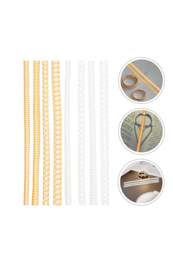 8-Piece Plastic Size Reducer Tightener Guard Set for Projects and Home Use