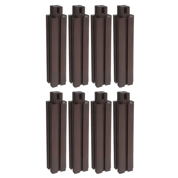 BESTYASH 8Pcs Stackable Planter Box Extension Posts for Home Raised Garden Beds Easy Assembly