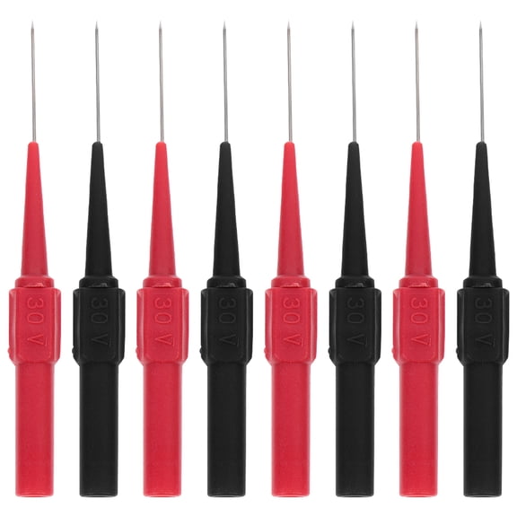BESTYASH 8-Piece Multimeter Test Probe Set with Stainless Steel and Nickel-Plated Brass Testing Tools Kit