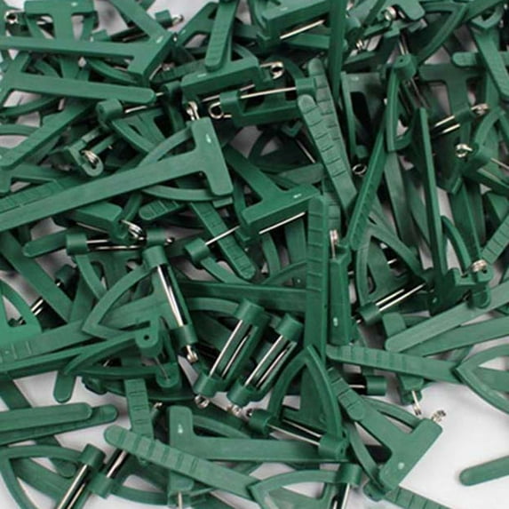 BESTYASH 90 Pieces Dark Green Plastic Bride Brooch Pins for Wedding Day Decoration and Bridal Accessories