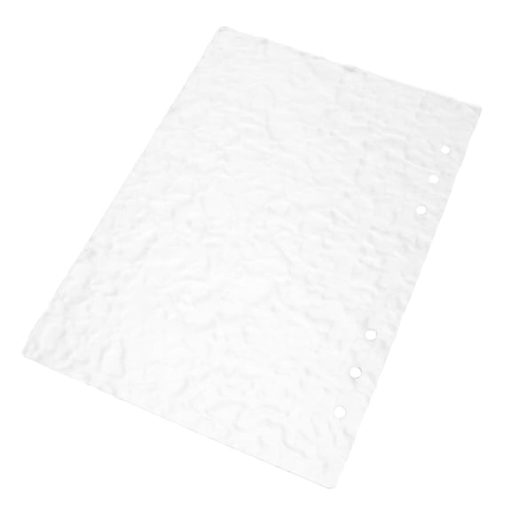 BESTYASH Transparent A5 Journal Cover Acrylic Refillable Binder Shell for Portable Organizer Use