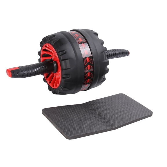 BESTYASH Red Abdomen Training Roller with Wide Wheel for Strengthening Core and Promoting Fat Burn