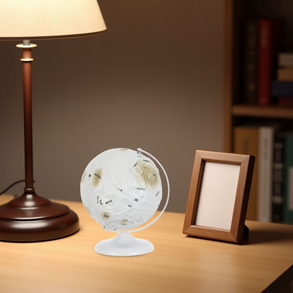 BESTYASH Accurate Moon Crater Map Globe Model for Classroom Use and Space Science Education