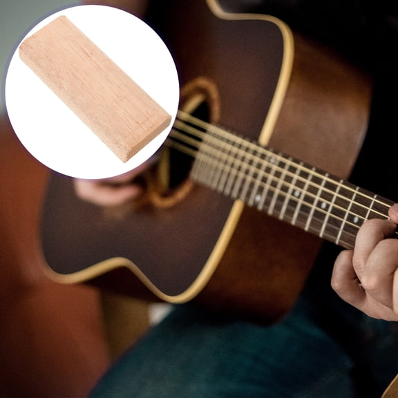 BESTYASH Acoustic Guitar Brace Block Natural Wood Color Durable for Guitar Body Joint Reinforcing