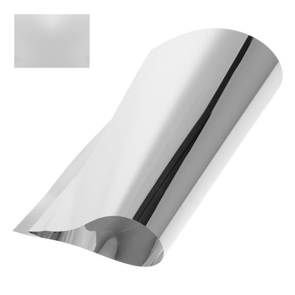 BESTYASH Flexible Acrylic Mirror Sheet with Adhesive for Crafts and Projects, 1 Piece Plastic Mirror Panel