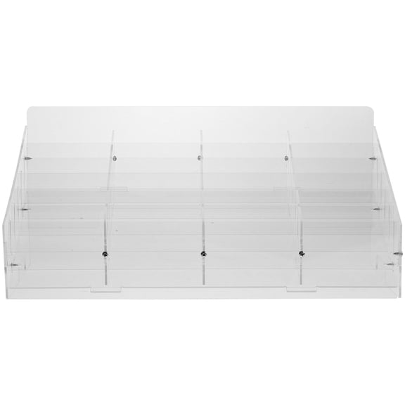 BESTYASH Acrylic Multi Grid Phone Storage Box for Office and Conference Room Desk Organization