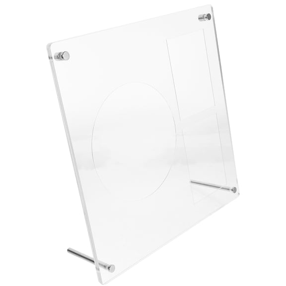 BESTYASH Clear Picture Frame Decorative Acrylic White 1Pack