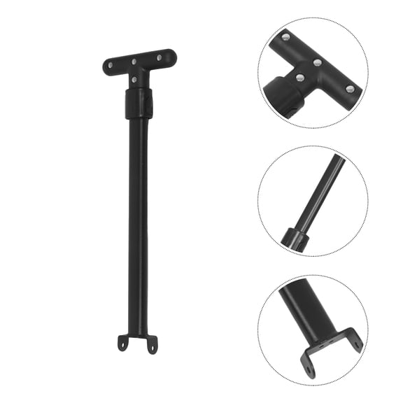 BESTYASH Adjustable Black Push Handle for Folding Wagon Cart Compatible Utility Cart Pull Handle