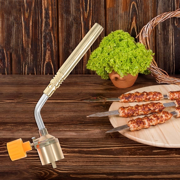 BESTYASH Adjustable Flame Gas Welding Torch with Spiral Internal Pressurized Burner for Heating