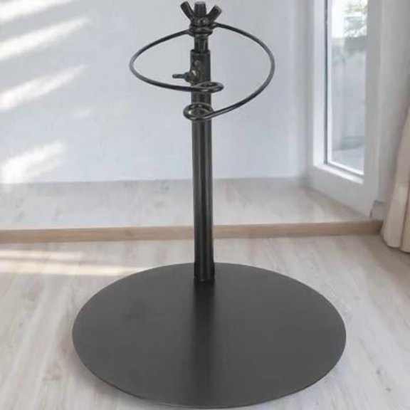 BESTYASH Adjustable Height Black Bouquet Fixing Rack for Desktop Flower Arrangement Support