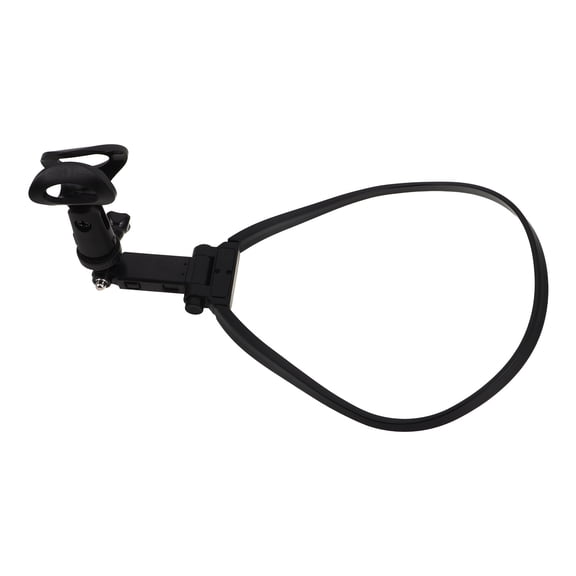 BESTYASH Adjustable Neck Hanging Microphone Holder Black Handsfree Design Stable Grip for Performers