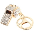 thumbnail image 1 of BESTYASH Multicolor Rhinestone Whistle Keychain, Portable Bag Charm Pendant, Cute and Stylish Accessory, 1 of 8
